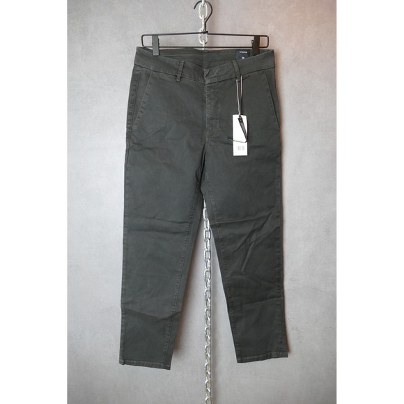 Vince Womens‎ Size 28 Licorice Black Classic Fit Chino Pants
